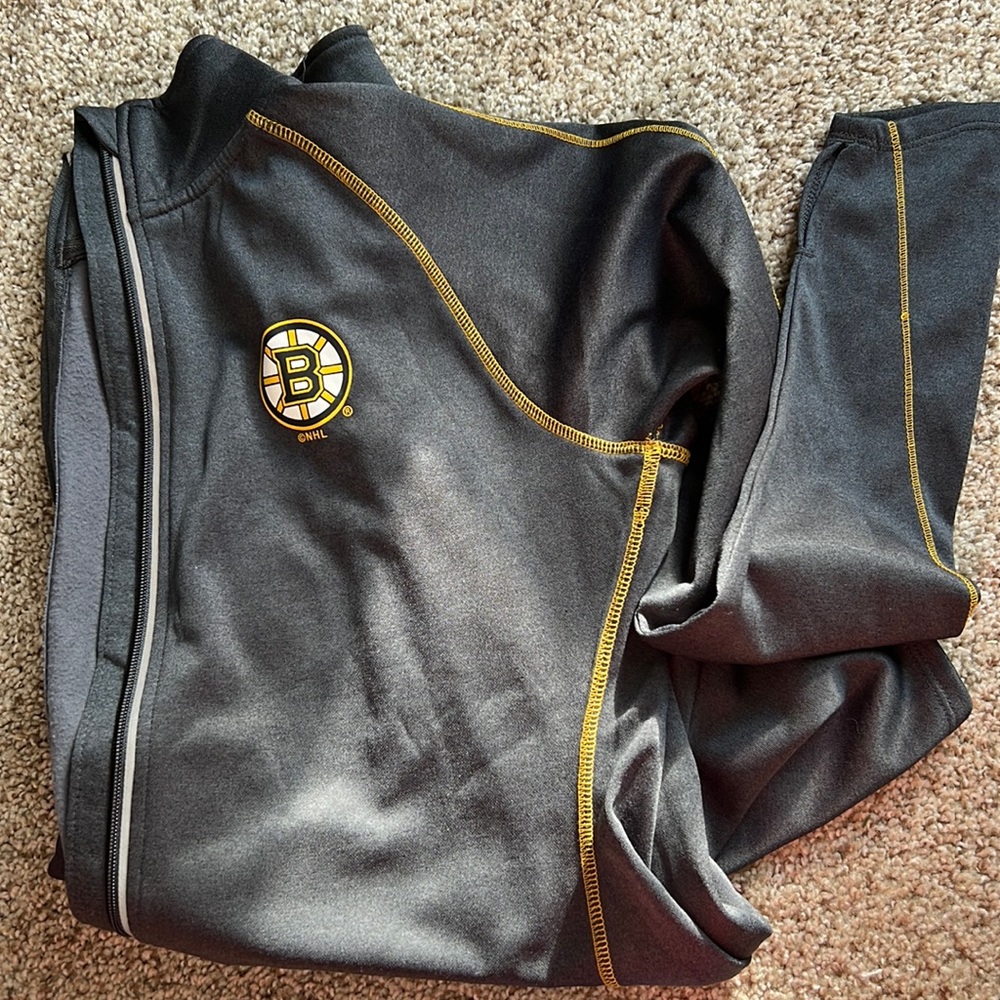 Bruins athletic zip up